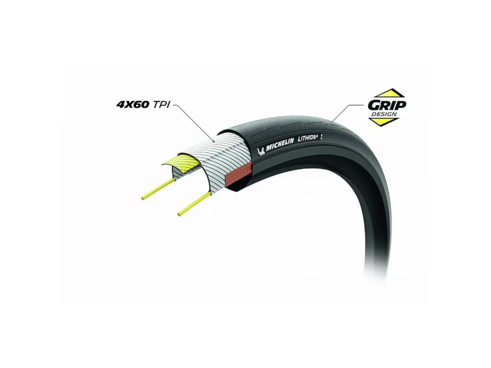 Michelin Lithion 4 Performance Line TS 28" Straßenreifen, Kevlar, Schwarz
