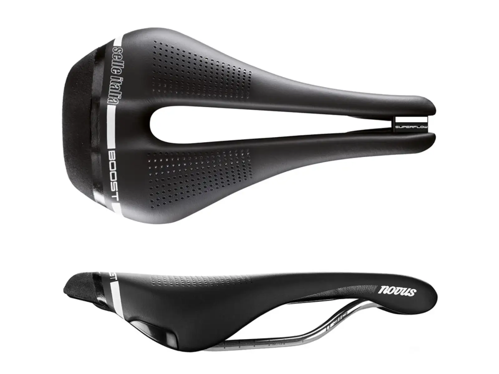 Selle Italia Novus Boost Superflow S3 Sattel Schwarz