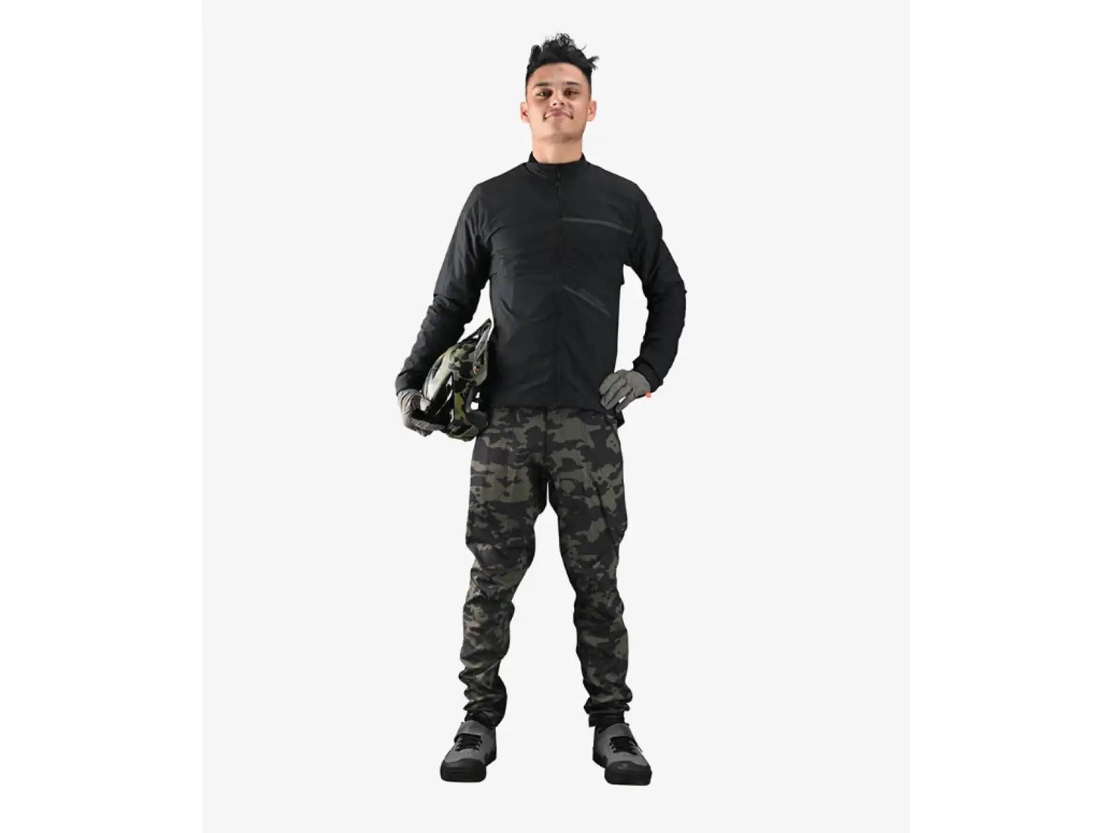 Troy Lee Designs Shuttle Herrenjacke Solid Black