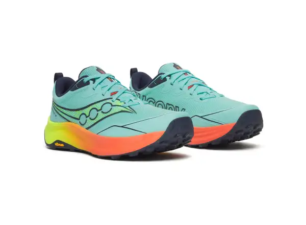 Saucony Peregrine 16 Herren Laufschuhe Splash/Citron