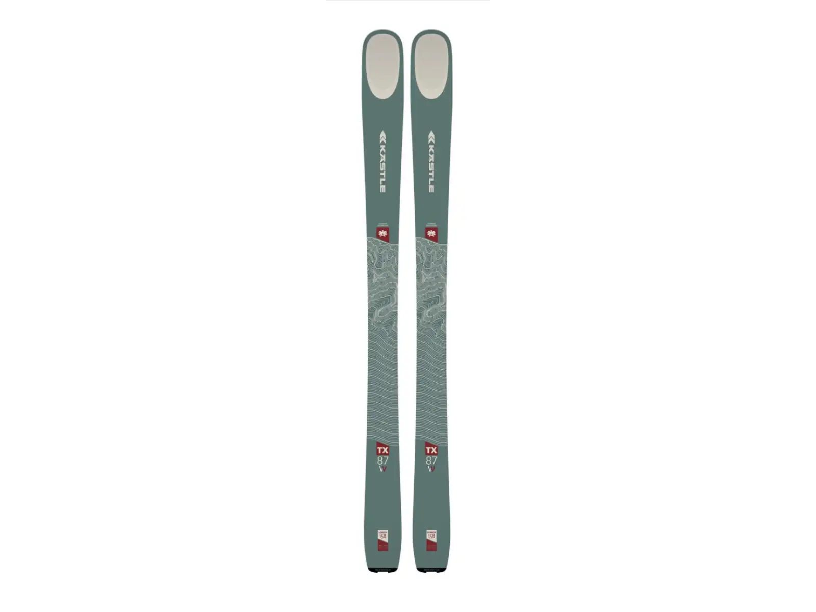 Die Kästle TX87 W Damen-Skitourenski + Tour 12 Pro Bindungssatz.