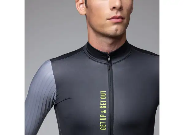 Alé PR-E Follow Me Herren Thermotrikot langarm Black