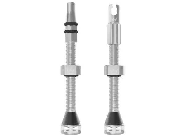 Peatys Holeshot Fast Flow Tubeless-Ventile 60 mm Silver