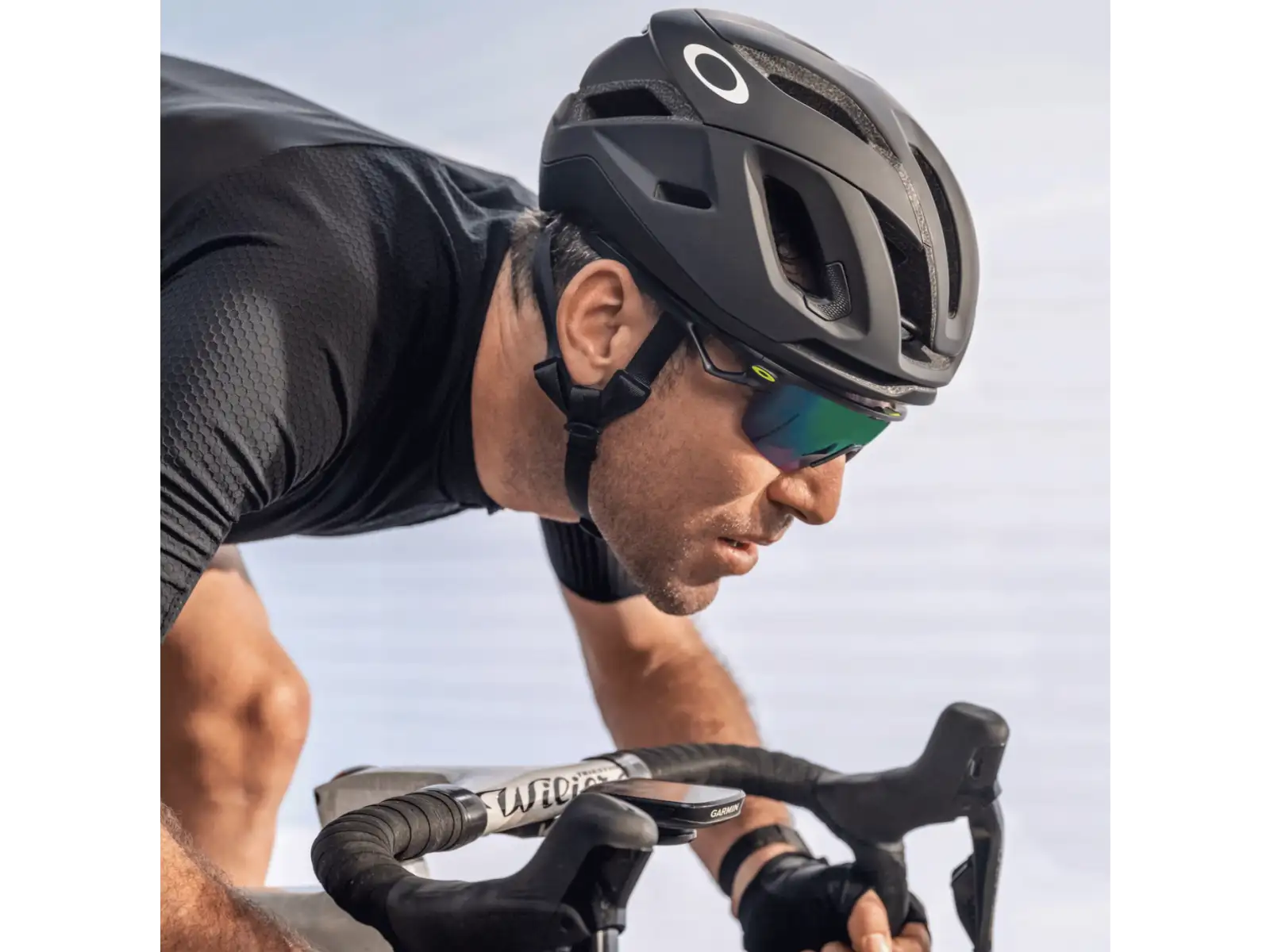 Oakley Sphaera Sonnenbrille - Matte Black Ink/Prizm Road Jade