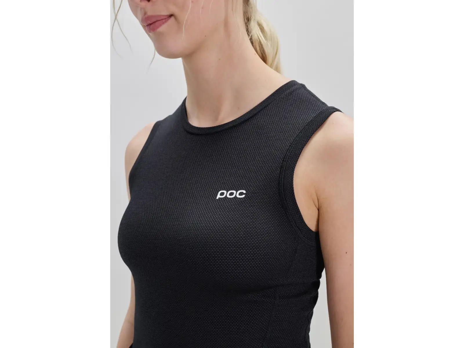 POC Layer Mid Damen Unterhemd ohne Ärmel Uranium Black
