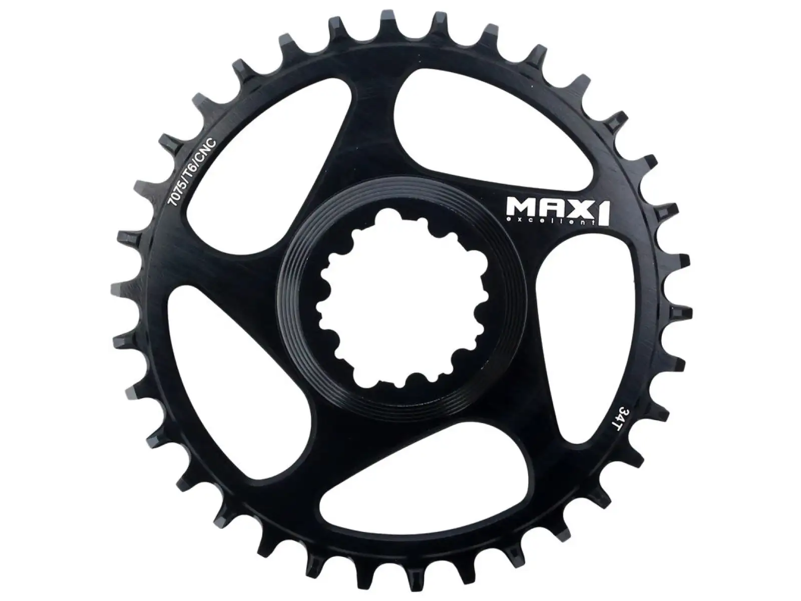 MAX1 Narrow Wide Kettenblatt 34 Zähne in Schwarz für Sram