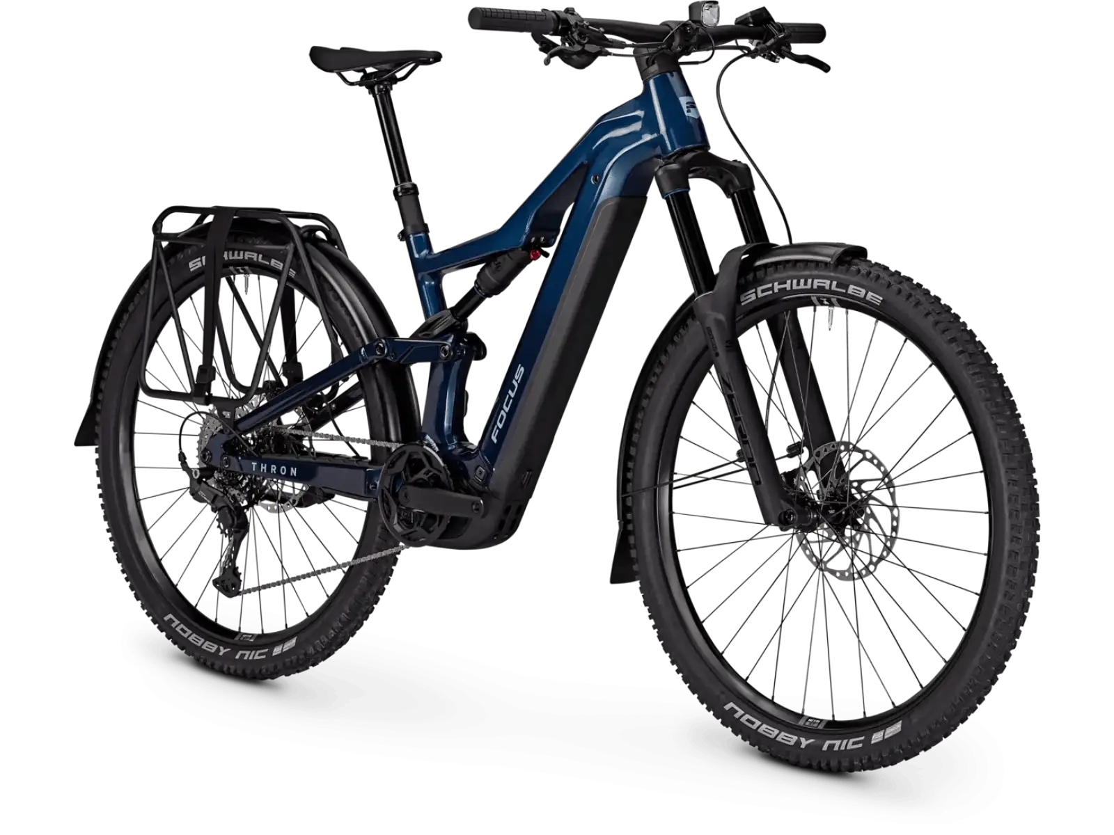 Focus THRON 7 EQP 800Wh vollgefedertes E-Bike Azurblue / Sydneyblue