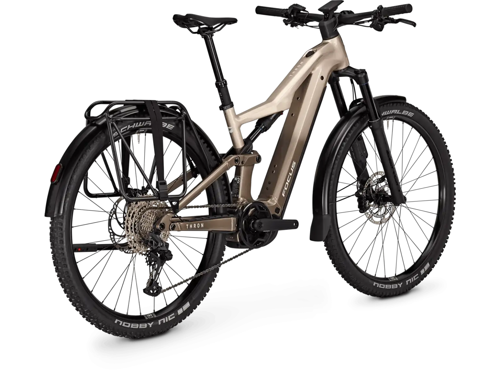 Focus THRON 8 EQP 720Wh vollgefedertes E-Bike Adamantsilver / Crystalgrey