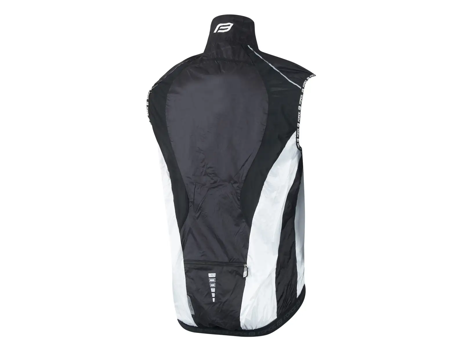 Force V53 Weste schwarz/weiß 2. Qualität.
