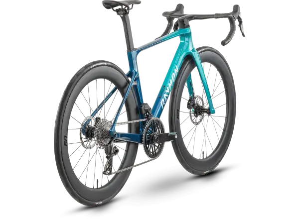 Raymon Arva Evo 24S Force E1 AXS Rennrad ocean fade/chrome