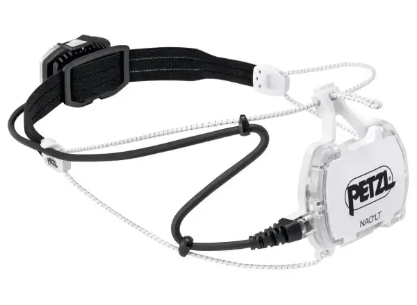 Petzl Nao LT Stirnlampe schwarz-weiß