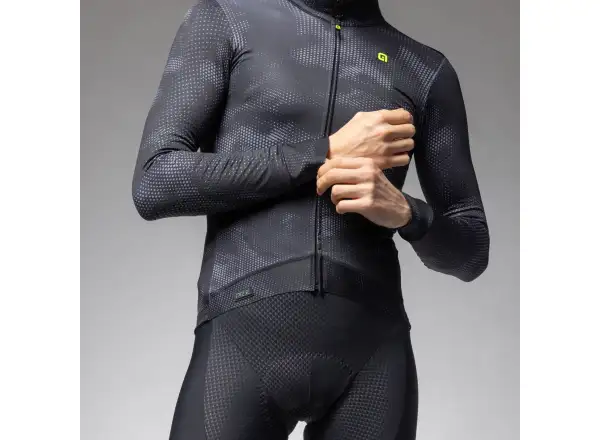 Alé PR-E Spray Herren Langarmtrikot schwarz