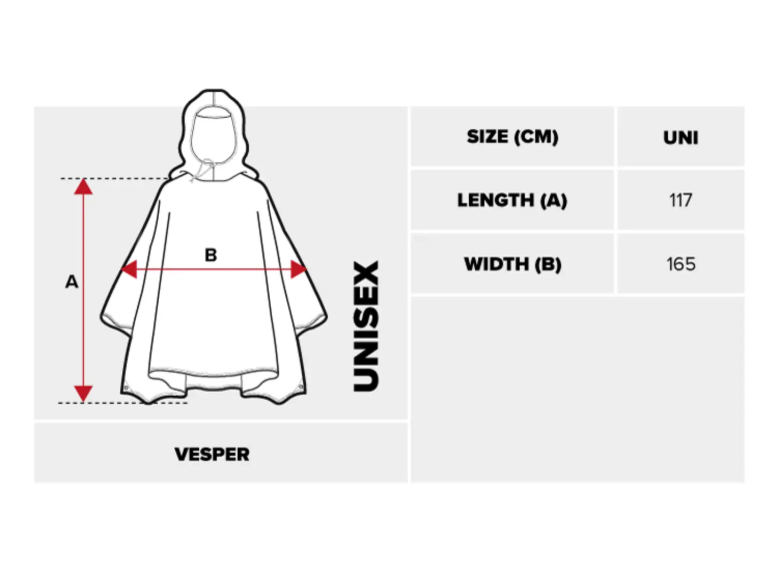 Viking Vesper Poncho Black