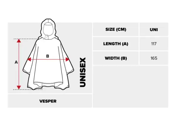 Viking Vesper Poncho Black