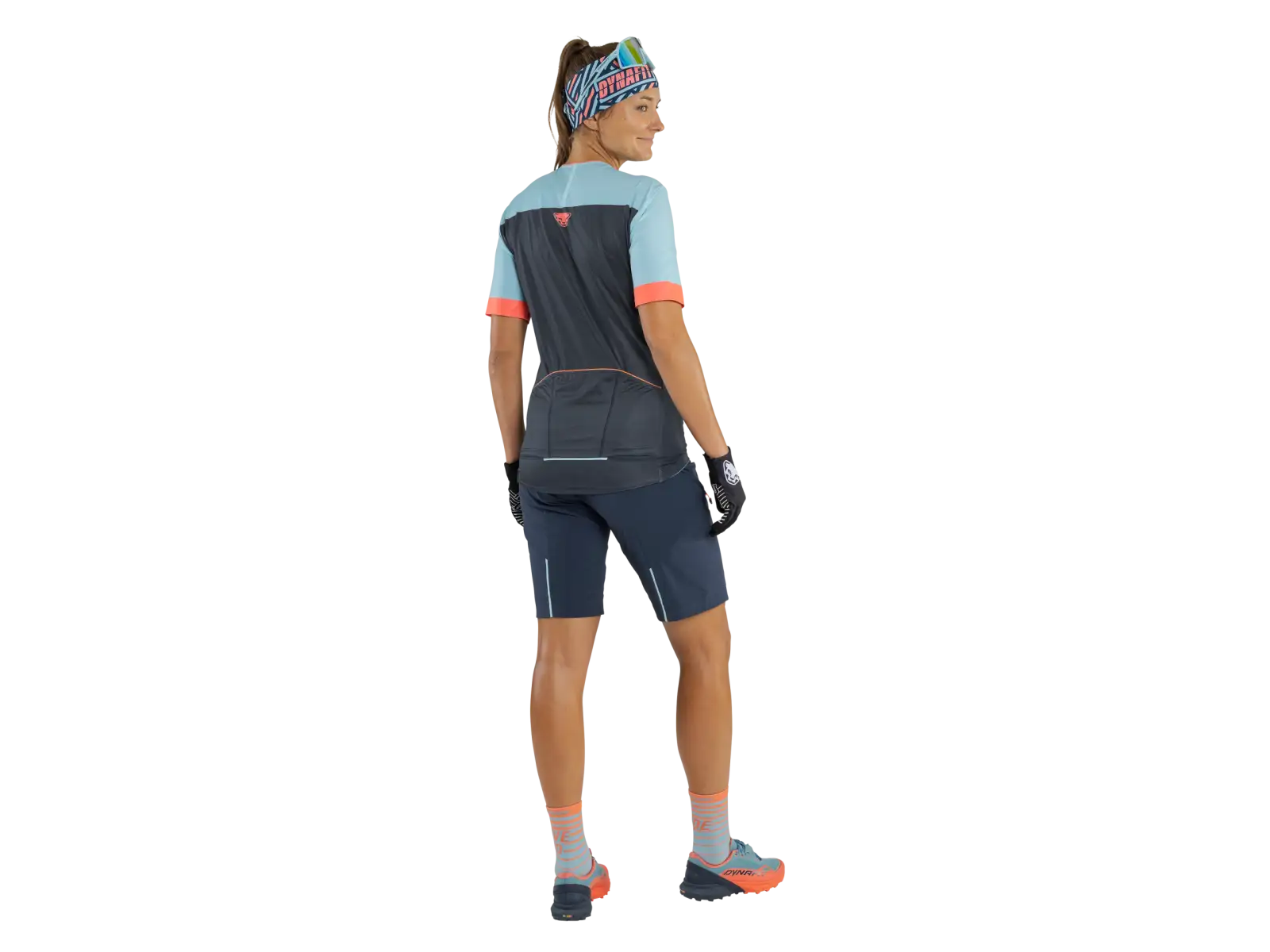 Dynafit Ride Light Dynastretch Damen-Shorts in Blueberry/Marine Blue.