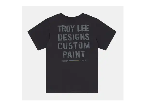 Troy Lee Designs Paint Shop T-Shirt Kurzarm Carbon