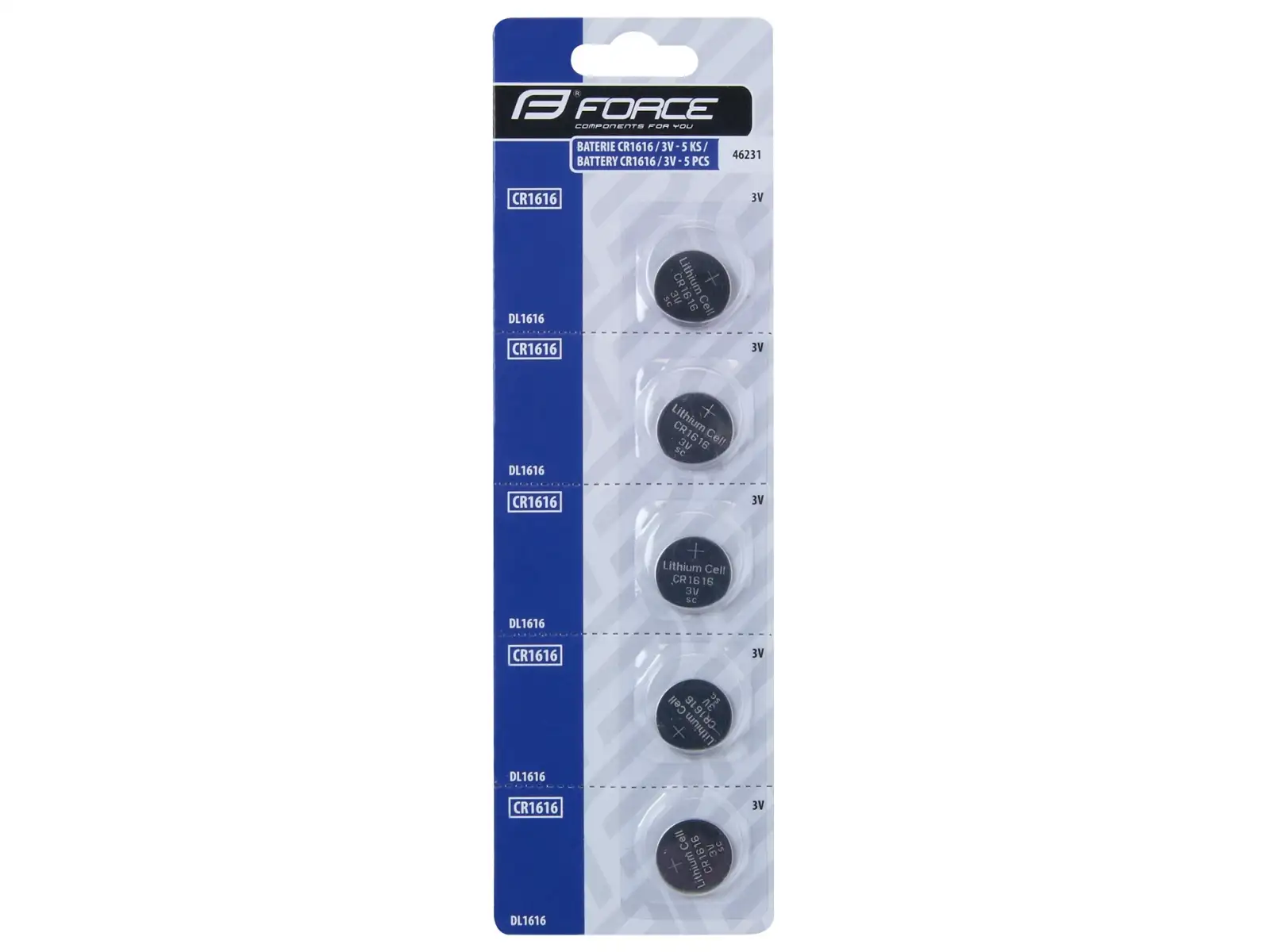 Force Batterie CR1616 3V