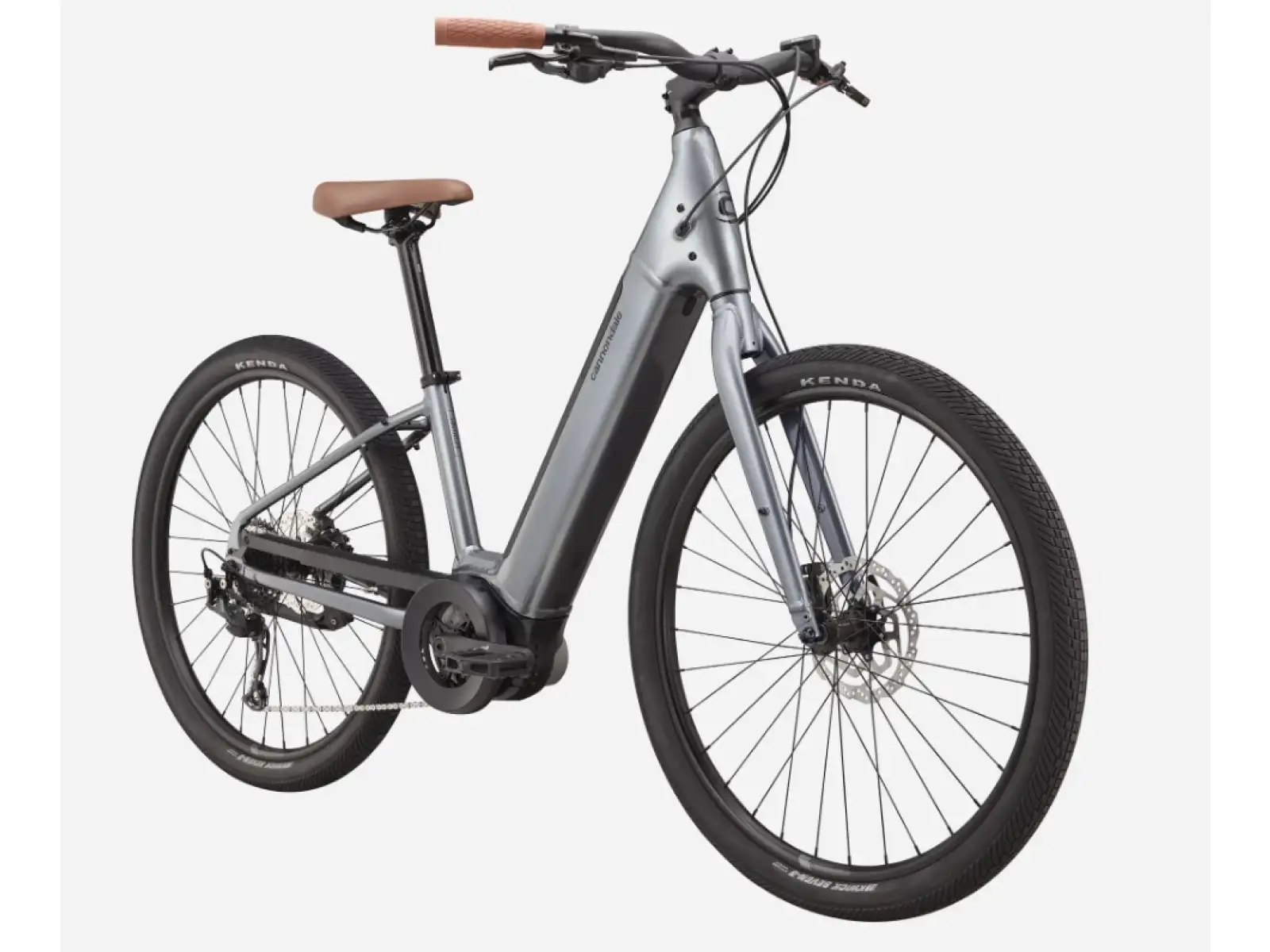 Cannondale Adventure NEO 4 GRY - elektrisches Stadtfahrrad.