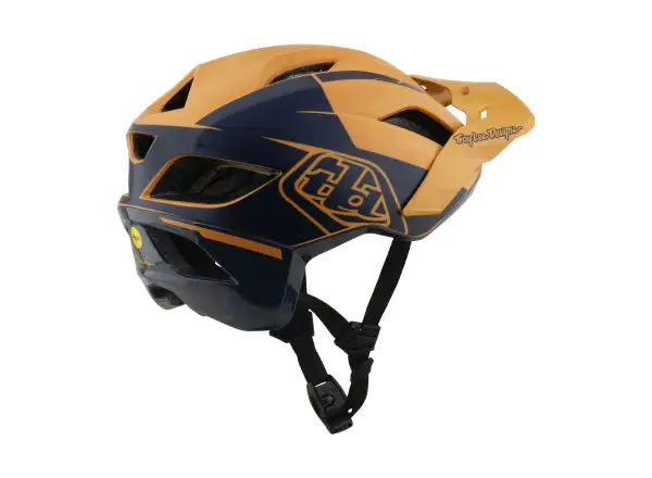 Troy Lee Designs Flowline SE MIPS Helm Hydro Mustard / Black Iris