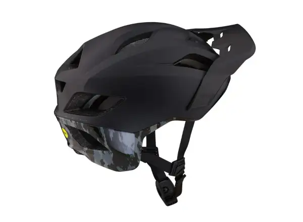 Troy Lee Designs Flowline SE MIPS Helm Radian Camo Schwarz/Grau