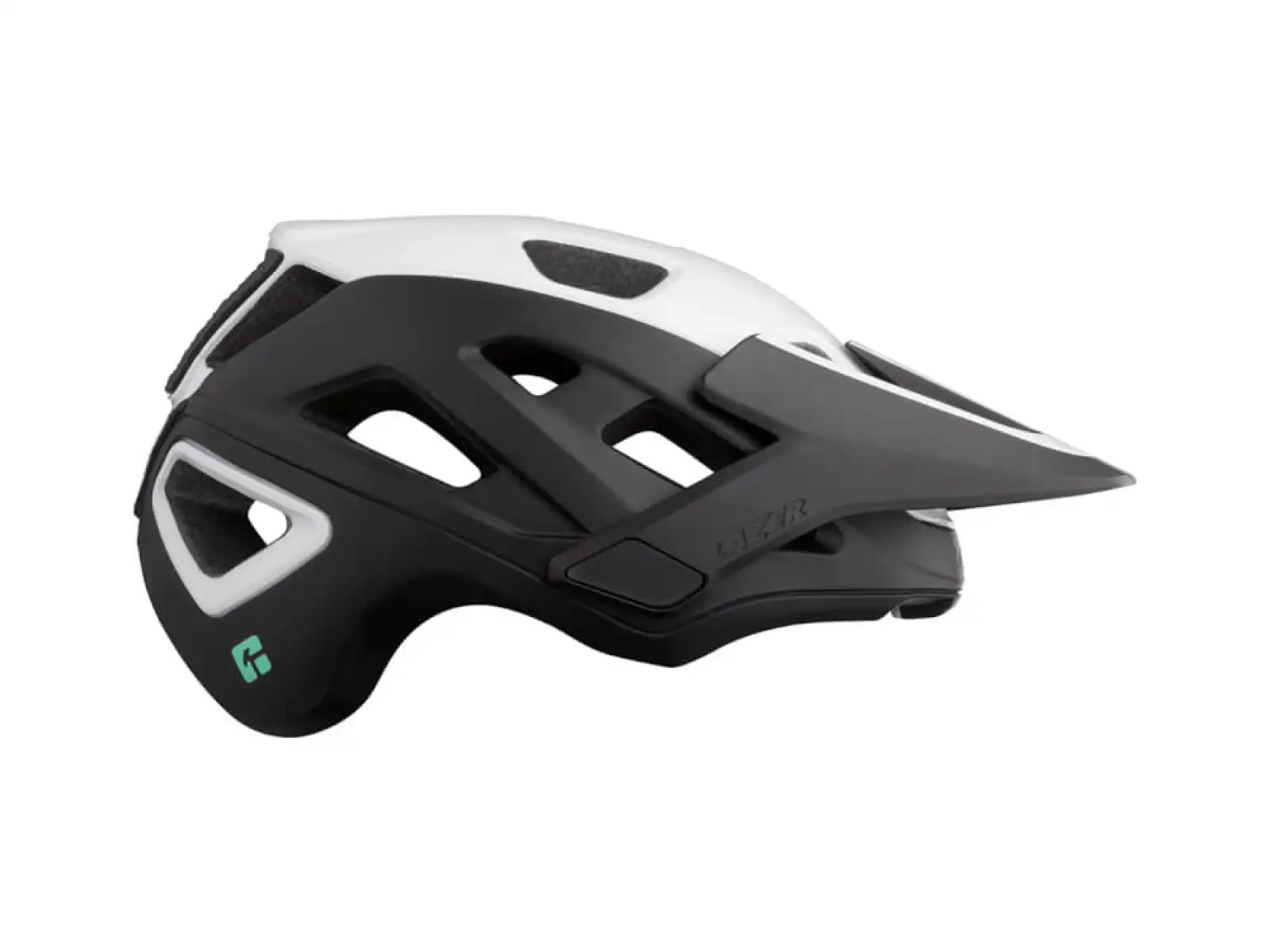 Lazer Jackal KC Helm matt weiß schwarz