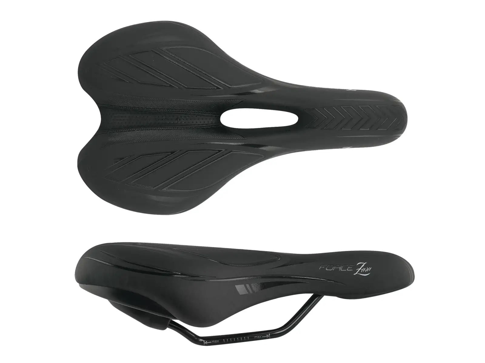 Force Zara Damen-Tourensattel schwarz glänzend/matt