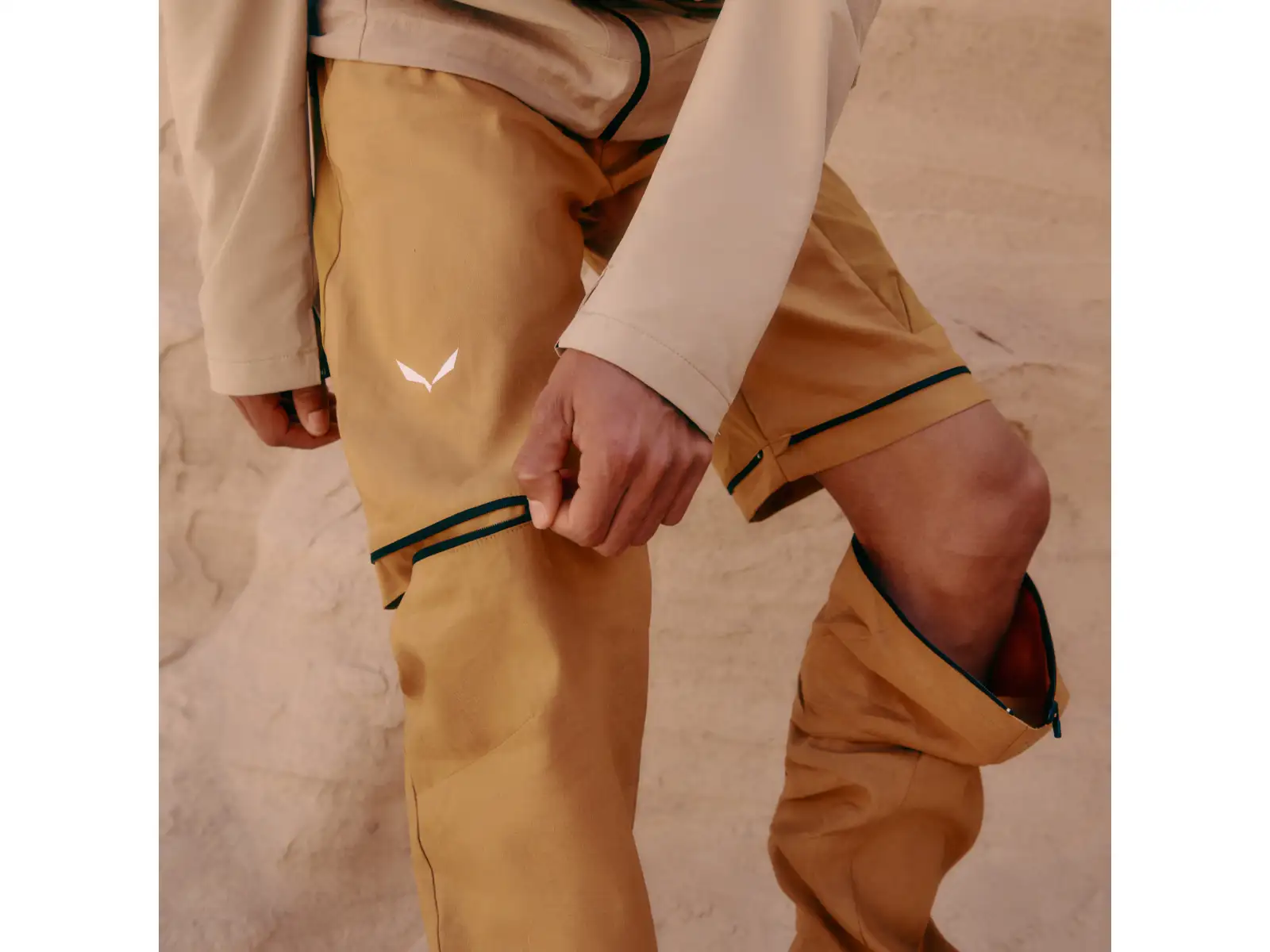 Salewa Puez Hemp/DST 2/1 Herrenhose Golden Brown