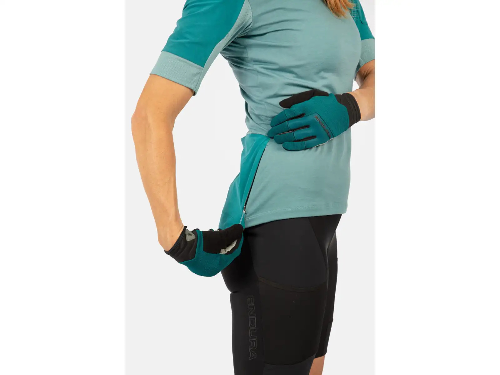 Endura GV500 S/S Damen Kurzarmtrikot Fichte Grün