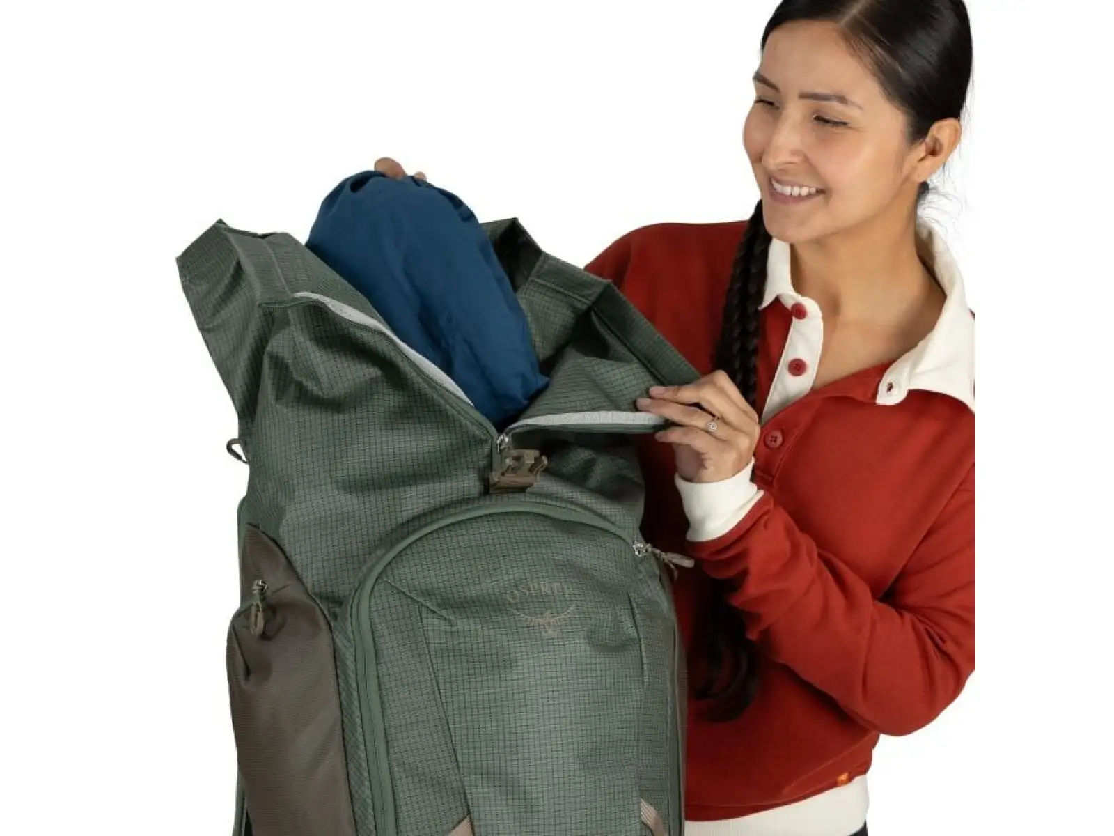 Osprey Transporter Roll Top Rucksack Raven Black