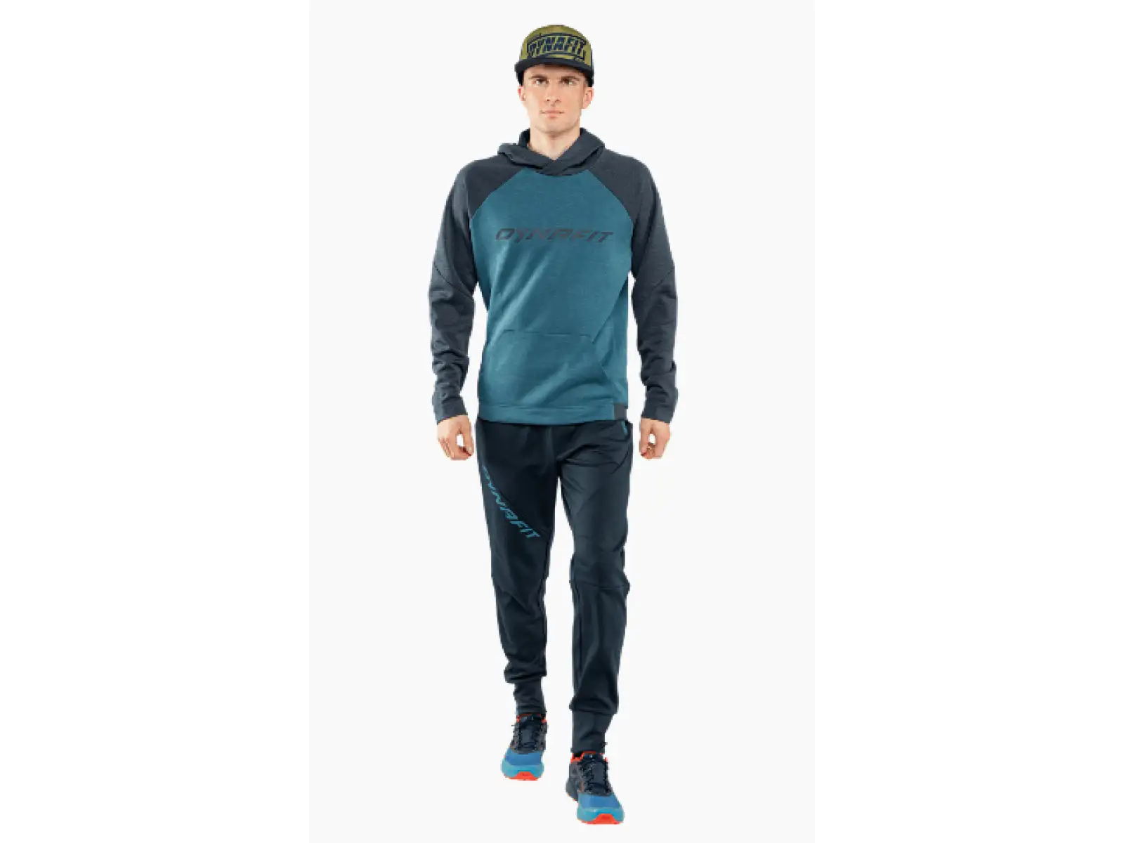 Dynafit 24/7 Polartec Hoody Herrenhoodie Mallard Blue