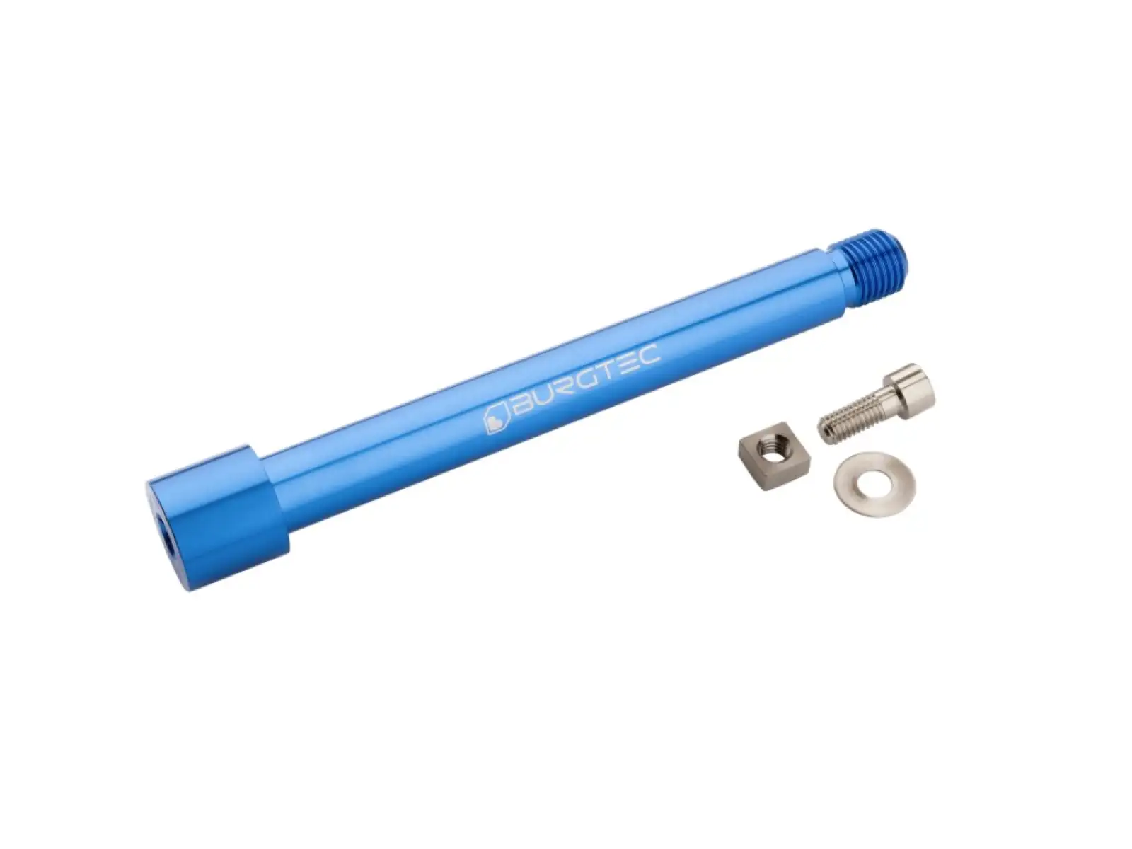 Burgtec Boost Steckachse 15x110 mm vorne Kabolt blau