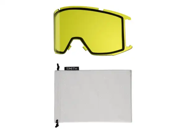 Smith Squad Skibrille schwarz / Chroma Pop Sun Red Mirror + Yellow