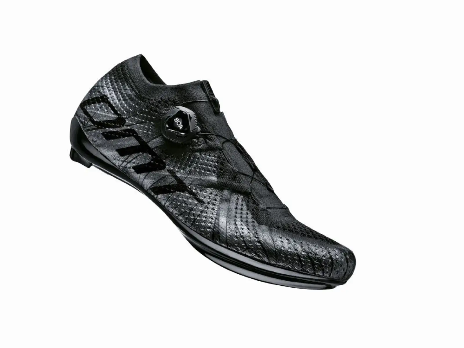 DMT KR1 Straßen-Radschuhe Herren Schwarz/Schwarz Reflektierend AUSGEPAKETT
