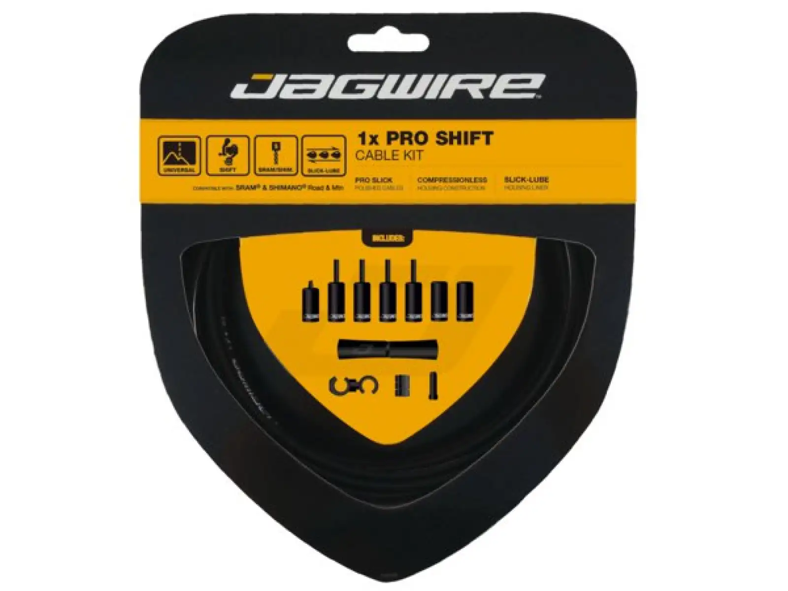 Jagwire PCK550 1x Pro Shift Kit, schwarz.
