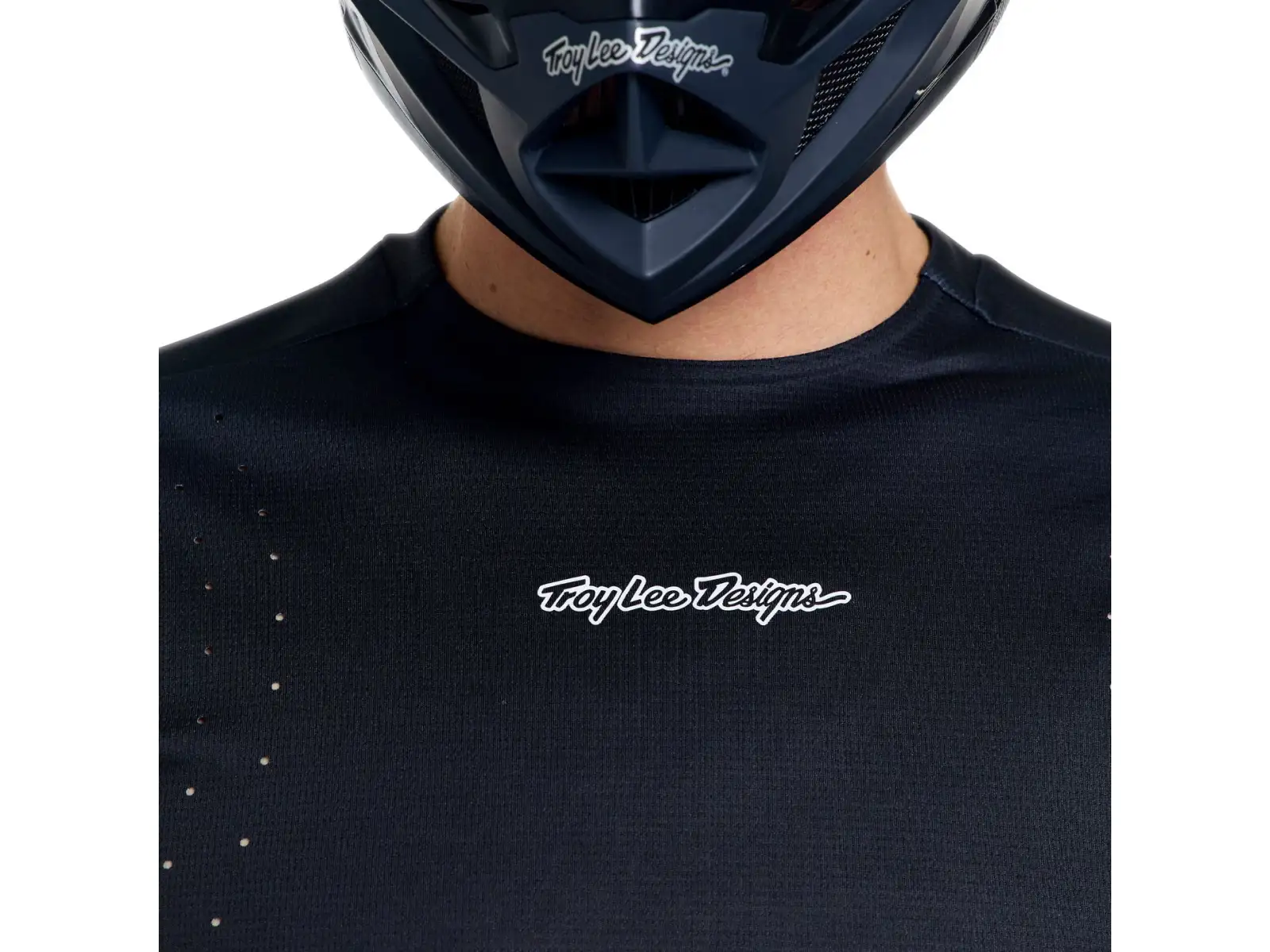 Troy Lee Designs Sprint Pro Herren-Trikot Langarm Mono Black