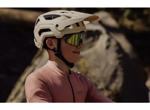 Force Trail MTB Helm cremefarben