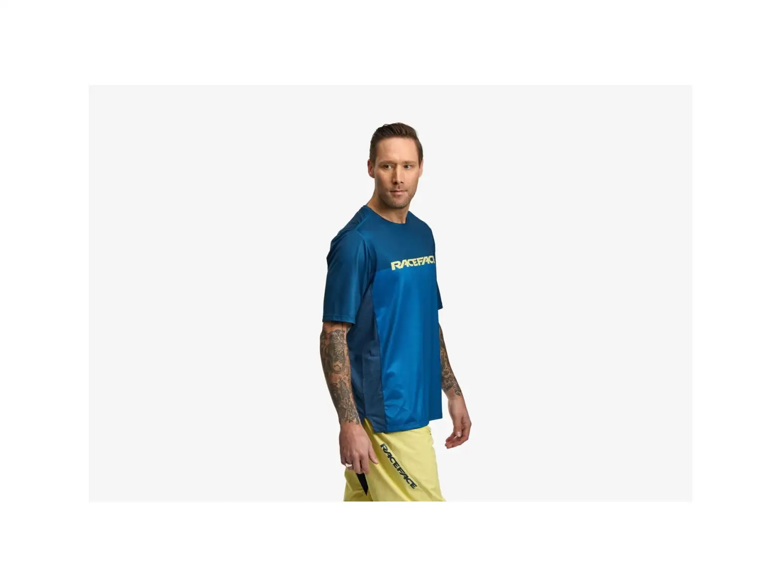 Race Face Diffuse Herren Langarmshirt Navy.
