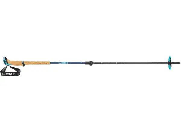 Leki Bernina Lite 2 Damen-Skistöcke in Denim Blue/Midnight Blue/Mint, Länge 100-135 cm