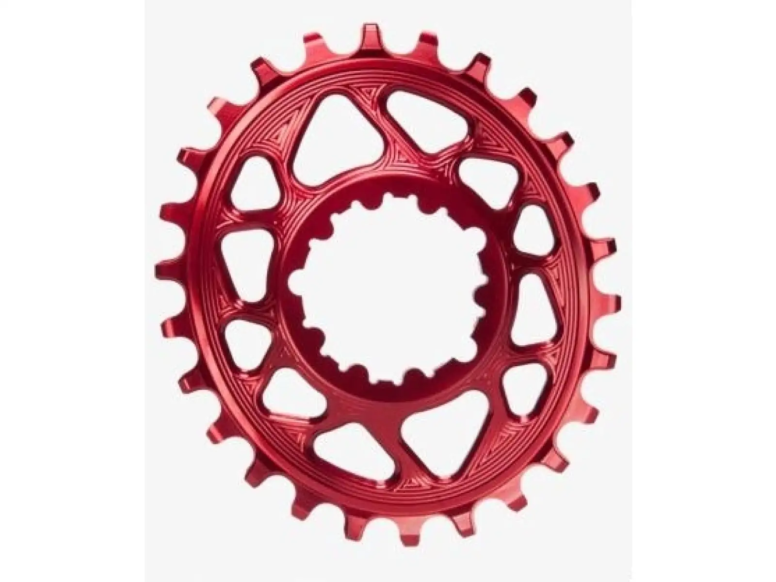 Absolute Black Sram OVAL BOOST Kettenblatt 32Z rot