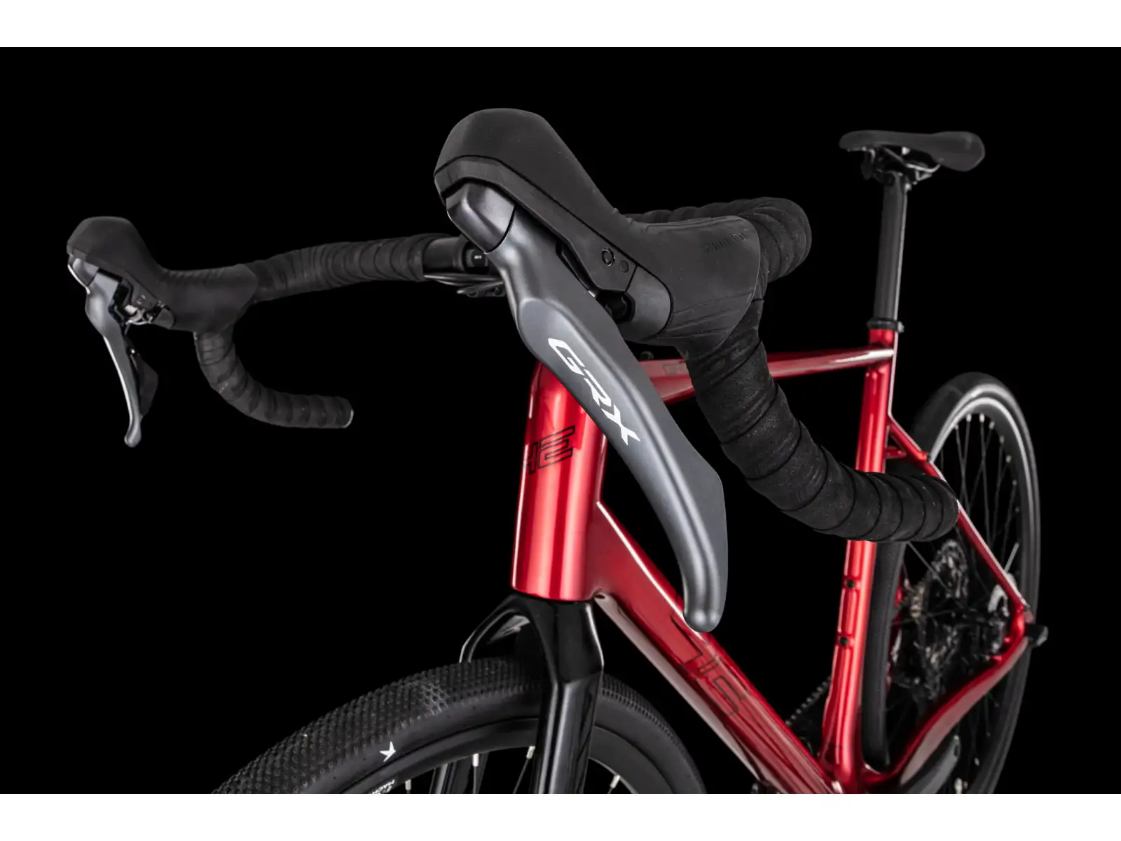 4Ever Grizzly Elite Gravelbike Flame red