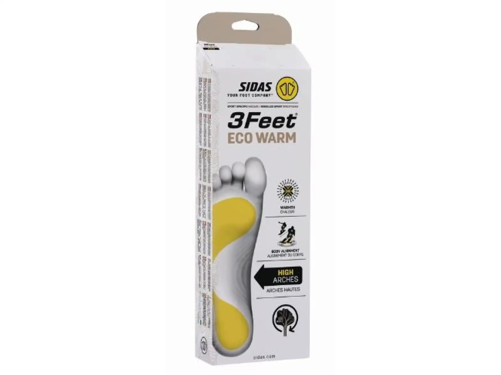 Sidas 3Feet Eco Warm High Einlegesohlen für Schuhe