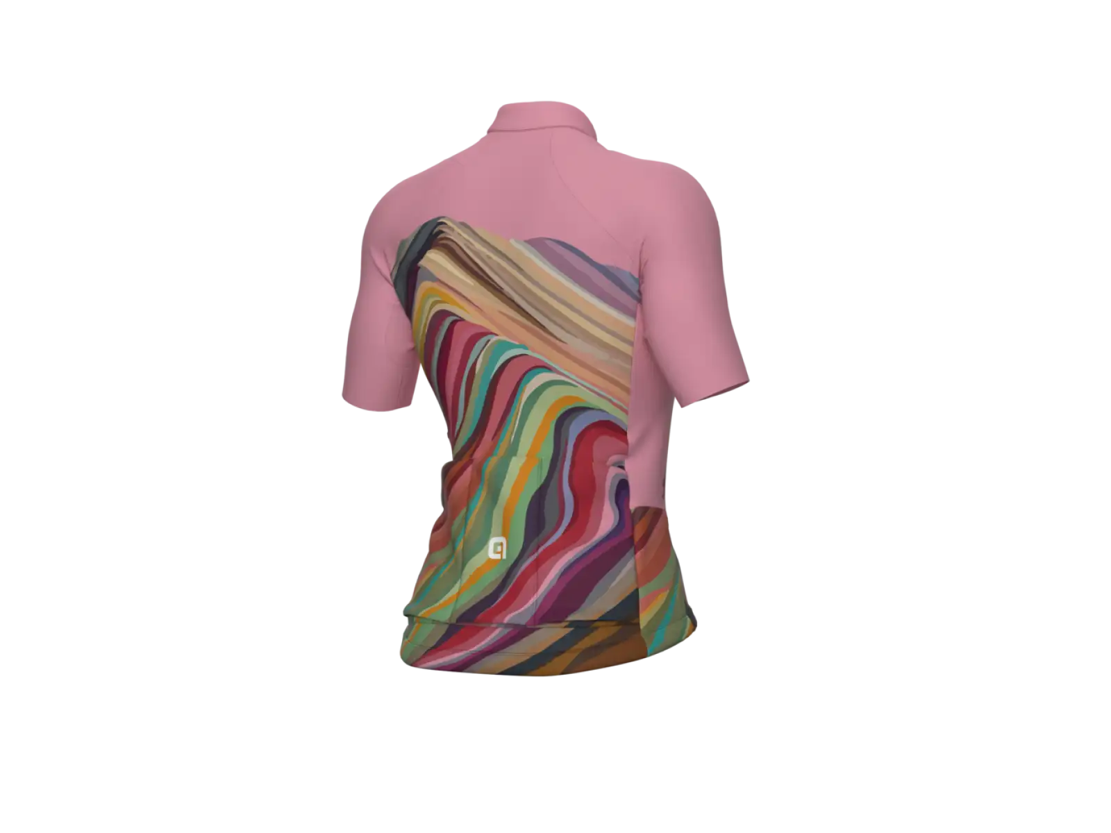 Alé PR-E Rainbow Damen Radtrikot Kurzarm Pink