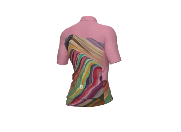 Alé PR-E Rainbow Damen Radtrikot Kurzarm Pink