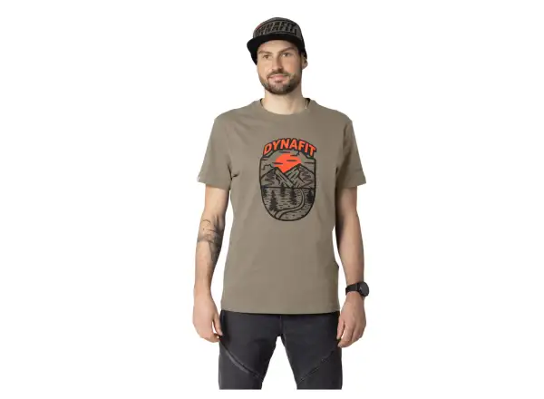 Dynafit Graphic Cotton Herren T-Shirt Kurzarm Fallen Rock/Horizon