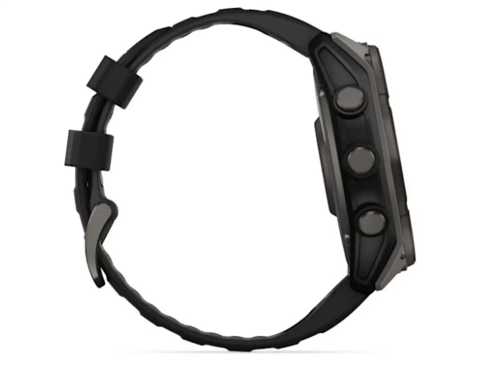 Garmin fenix 8 - 51 mm Solar Sapphire Smartwatch Carbon DLC Titanium Schwarz/ Kieselgrau