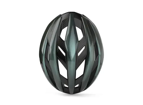 MET Trenta 3K Carbon MIPS Rennradhelm Hyper Teal