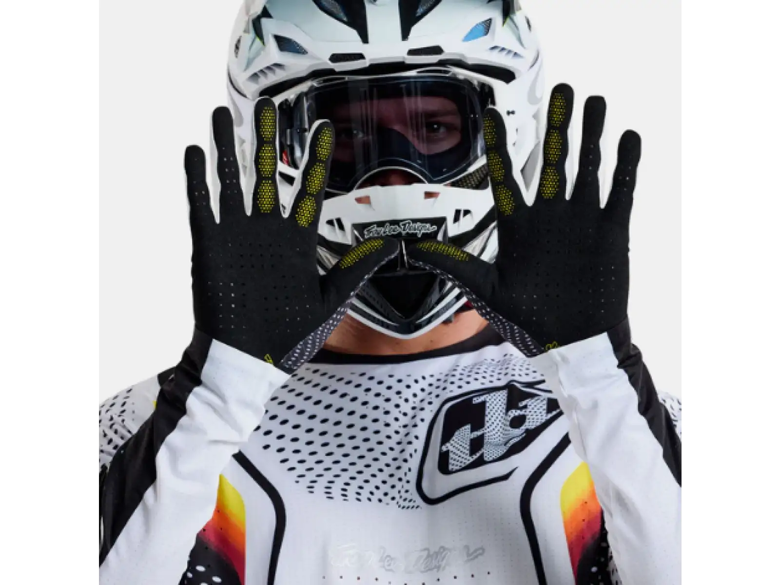 Troy Lee Designs Air Optic Handschuhe White/Black