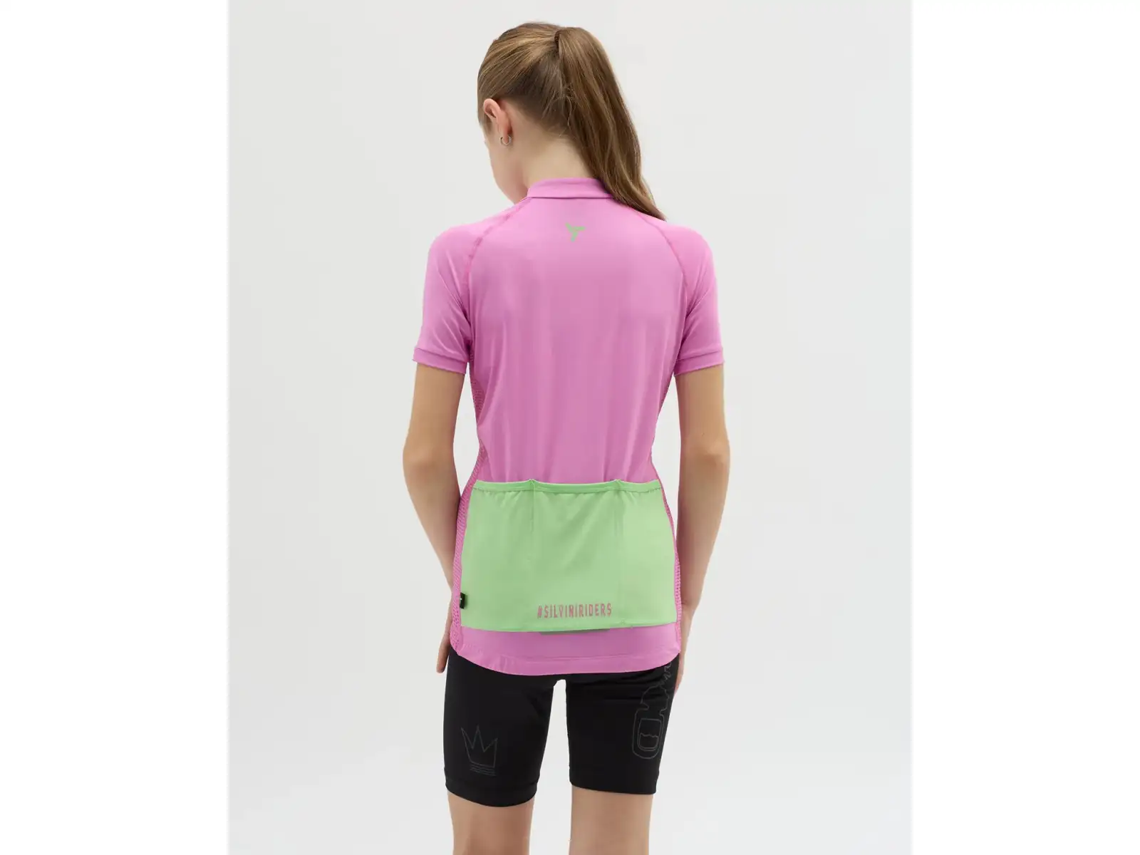 Silvini Mazzani Kindertrikot kurzarm Blush/Green