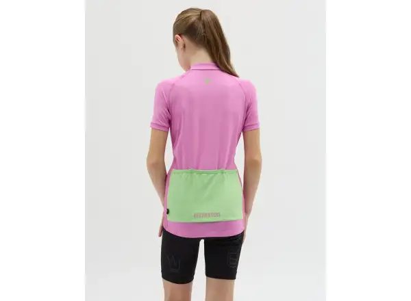 Silvini Mazzani Kindertrikot kurzarm Blush/Green