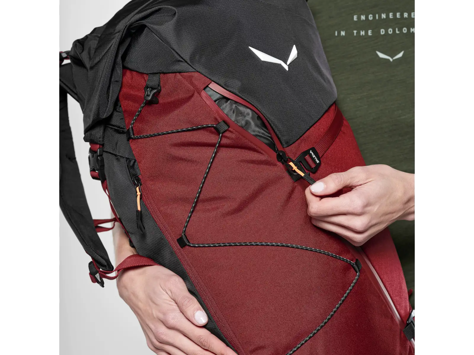 Salewa Puez Damen Tourenrucksack 40+5 l Syrah/Black Out